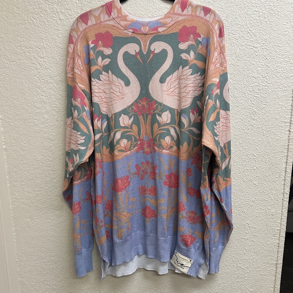 NWOT We The Free Nouvelle OversizedSweater-Multi Combo RARE - Picture 3 of 11